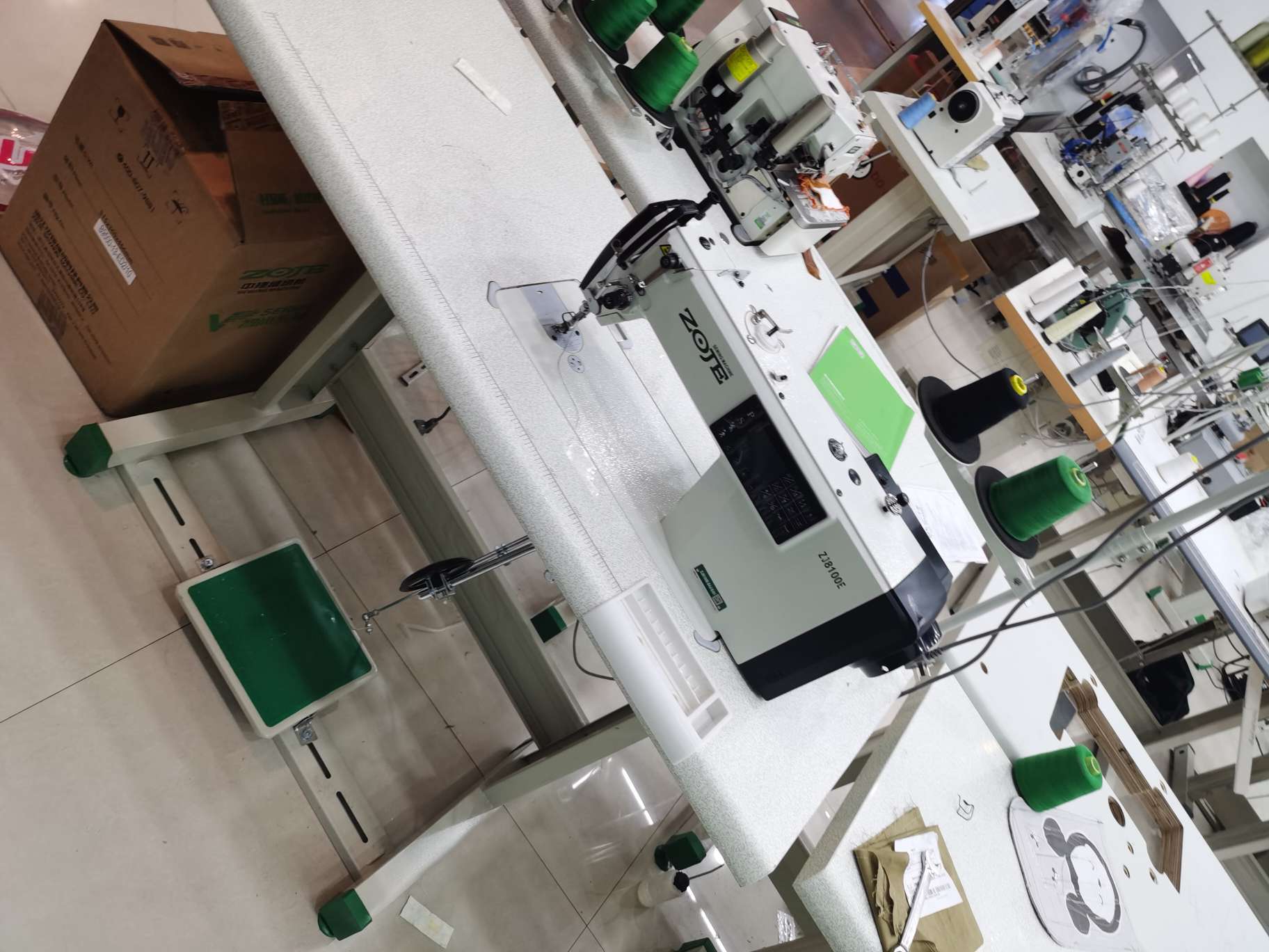 ZJ8100E computer flat sewing details Picture