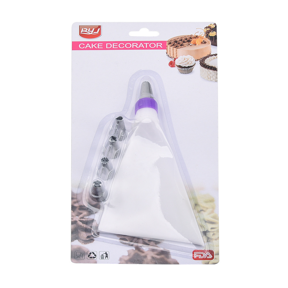 不锈钢裱花嘴套装 一次性裱花袋 蛋糕奶油裱花工具 裱花嘴详情图2