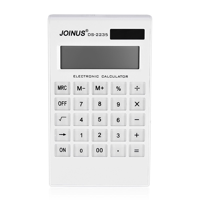 DS2235礼品定制计算器太阳能电子可印制logo水晶按键无唛白盒装 详情图5