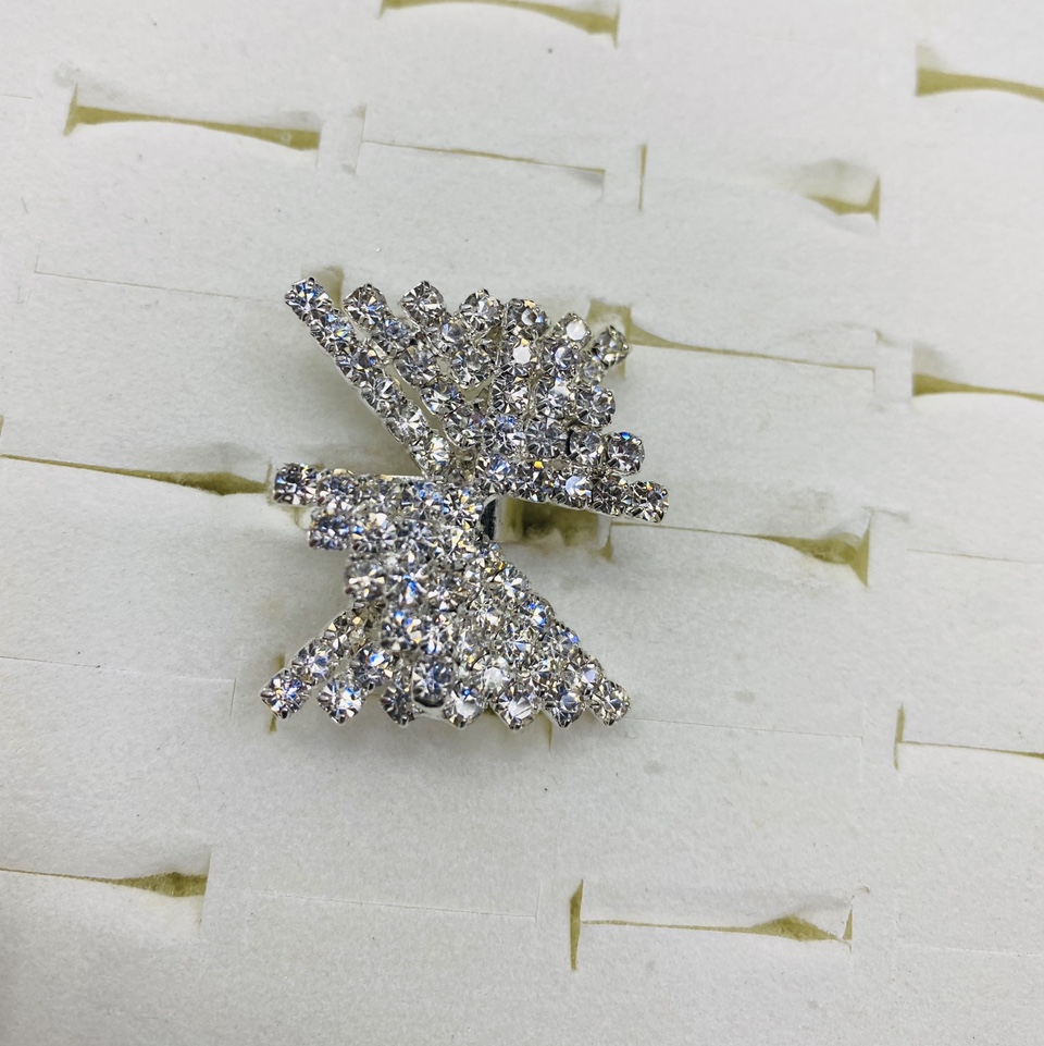 小众设计师款原创百搭个性饰品爪链戒指彩钻291