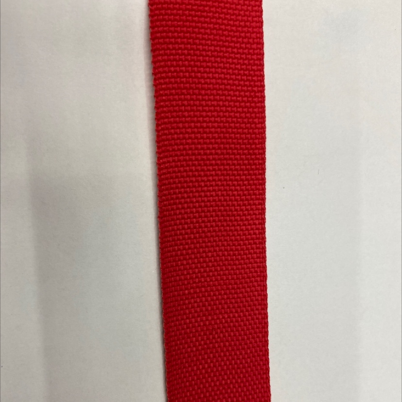 3 cm red hollow webbing 35#