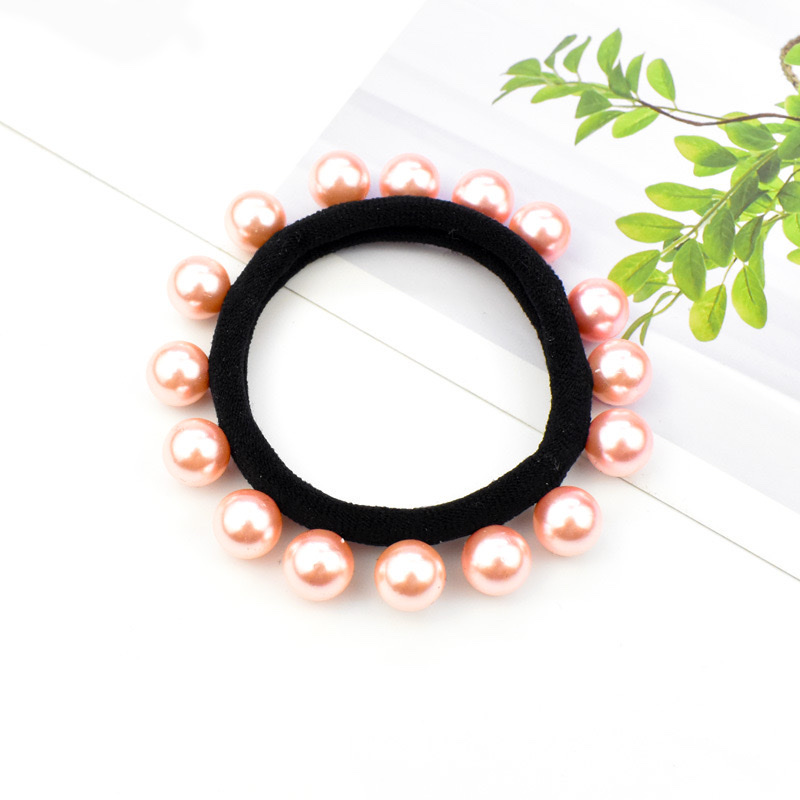 Trendy brand accessories: towel rings, nails, pearl hair bands, hair accessories, hair ties, bun heads, seamless and non-damaging hair, leather bands, and small accessories detail image 10