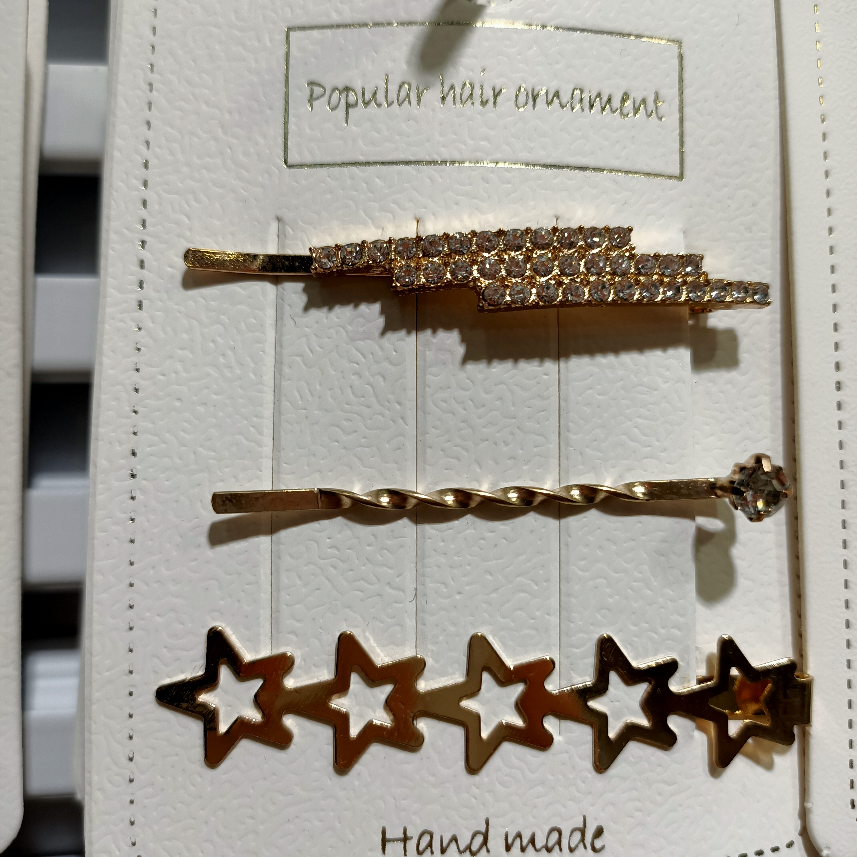 Five-pointed star 3-piece set
