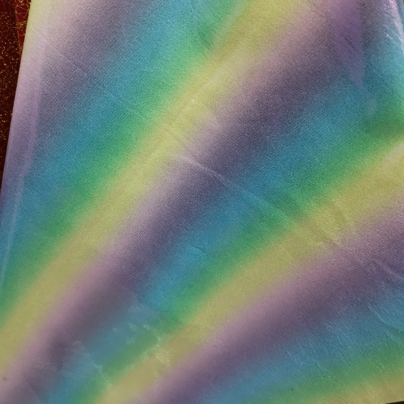 幻彩烫金麂皮绒