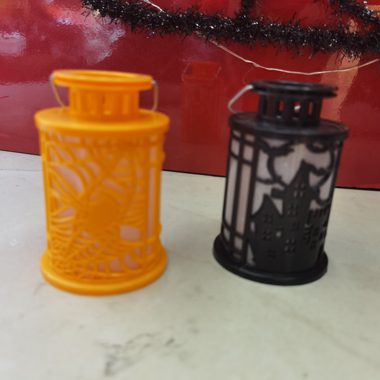 万圣节宫灯蜡烛灯万圣节布置用品批发图