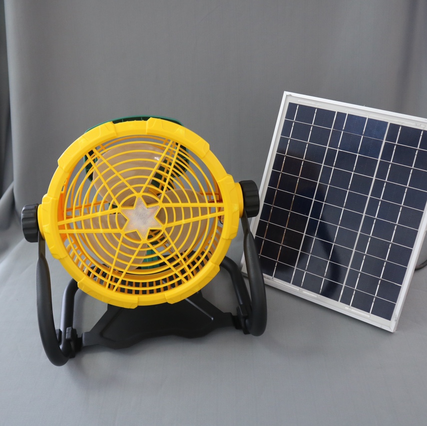 Solar outdoor fan