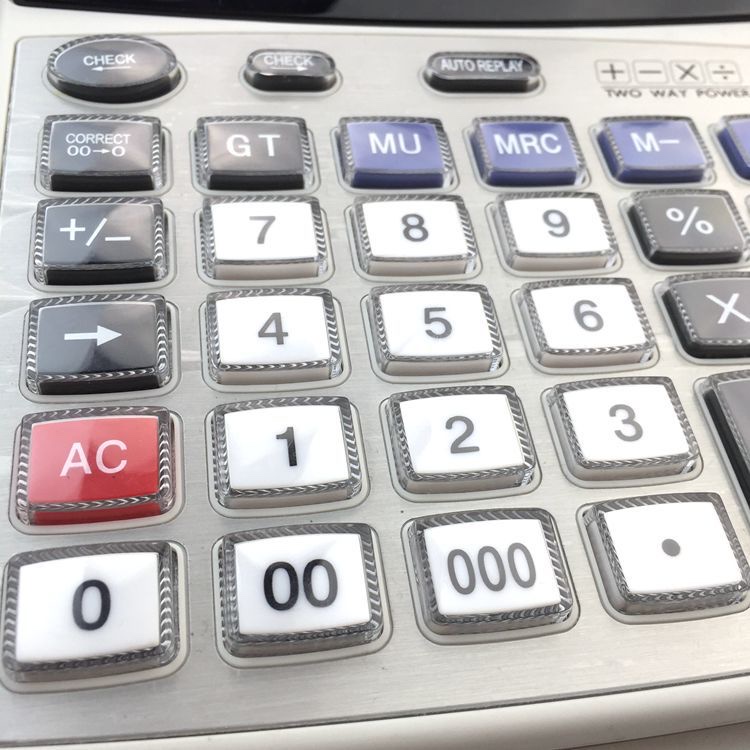 厂家直销 办公计算器 JOIUNS CT-8833-14办公用品大屏显示 真太阳能 双电源 14位显示计算器 批发详情图5