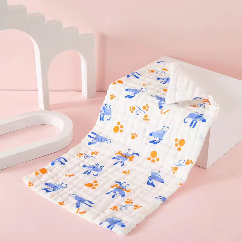 Colorful Star 2021 Six-layer Gauze High-density Square Towel detail image 1