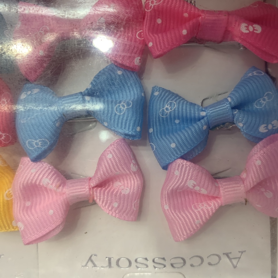 6 sets of bowtie pink group, 2021 new Korean fashion trend network celebrity