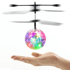感应水晶球飞行器体手感悬浮充电发光遥控迷你无人机儿童地摊玩具