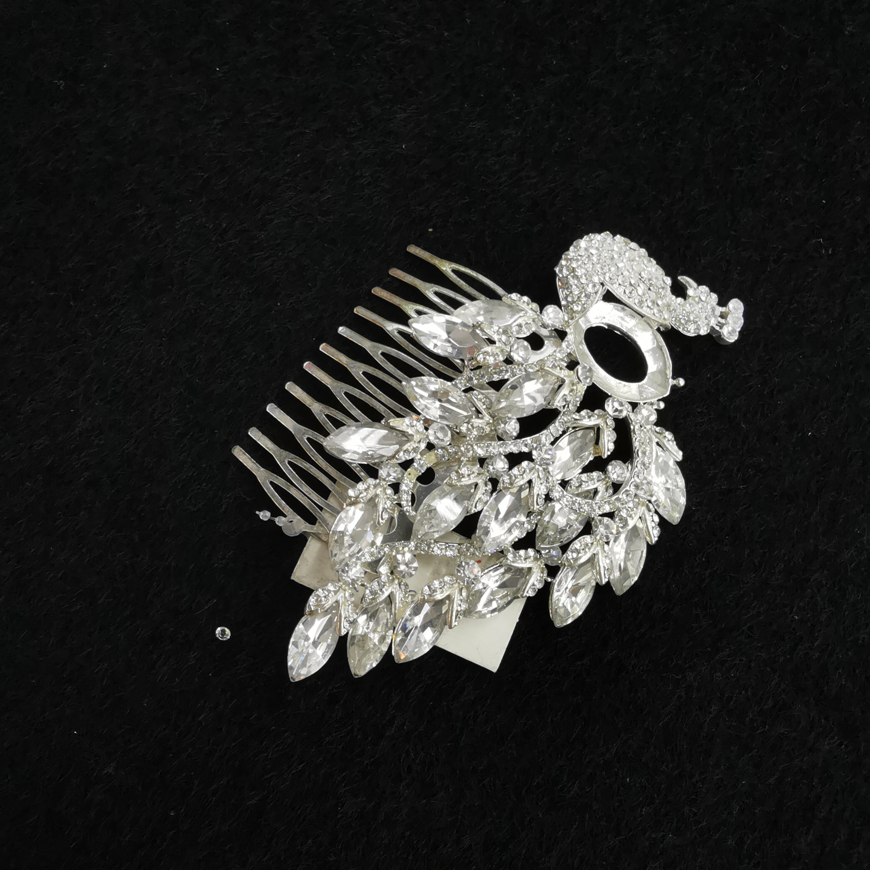 Headdress edge clip bride Mori sweet atmosphere Korean wedding accessories