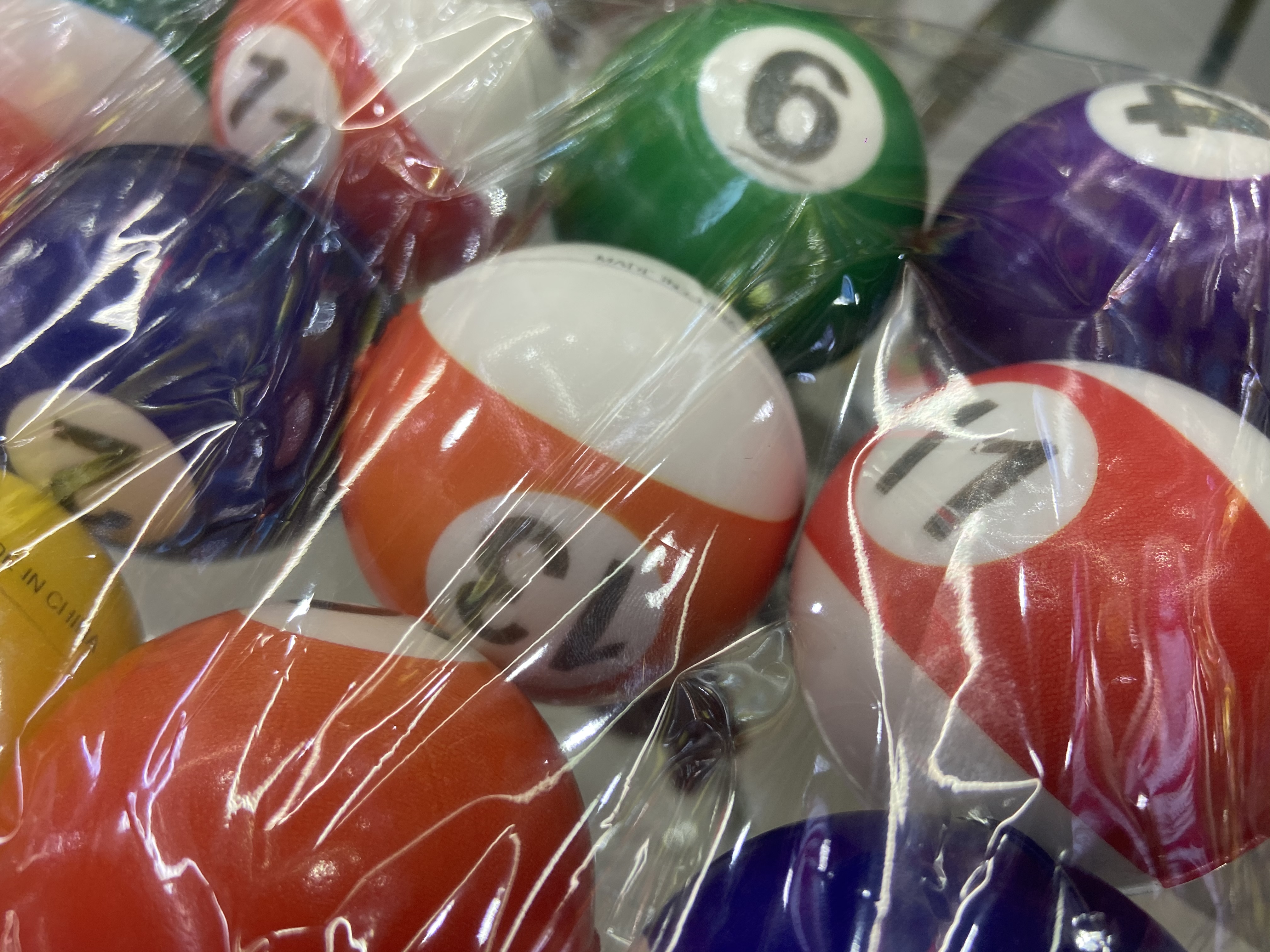 Factory direct sales 6.3 cm color digital board games, boys' toys, sponge balls, foam balls, children's toys. 12/opp detail image 1