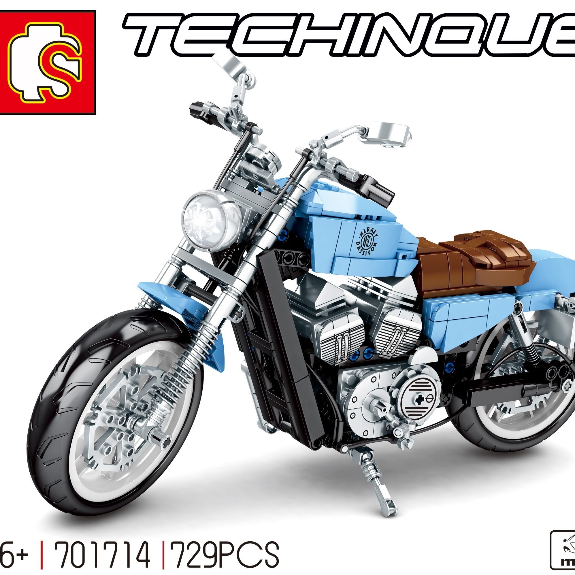 Senbao building block motorcycle
