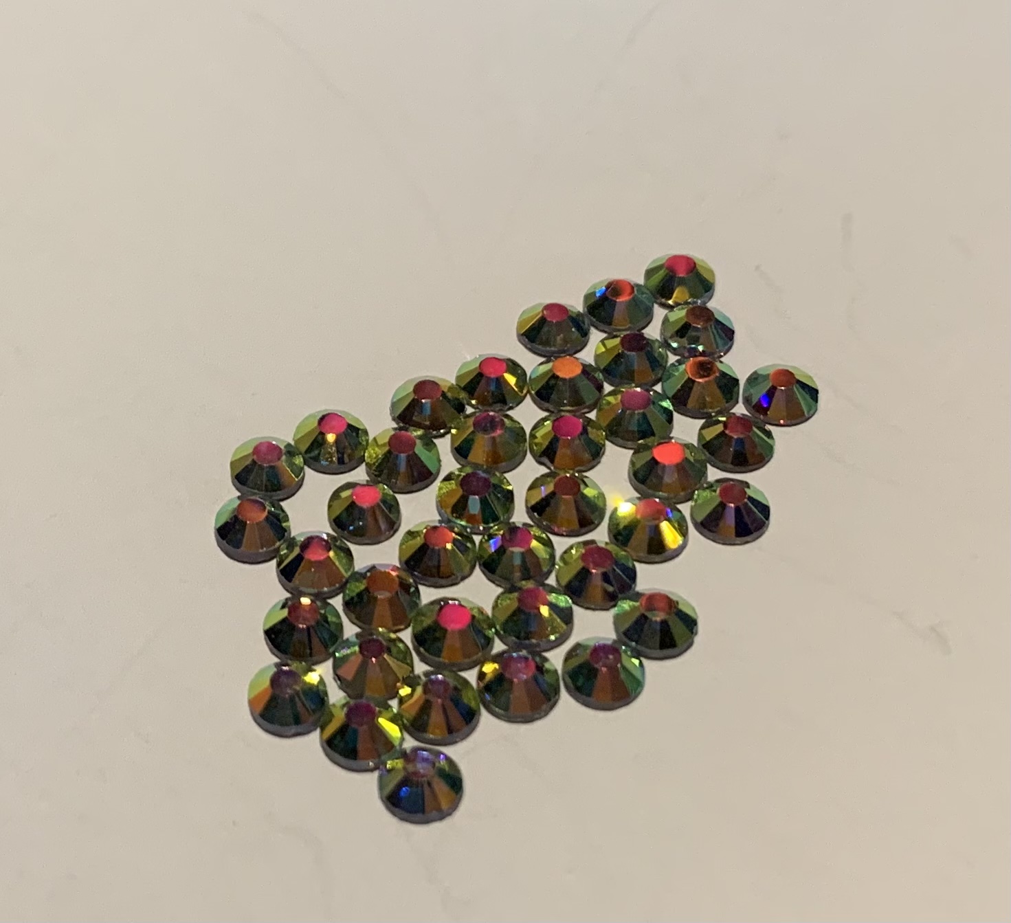 Gold Ab, Ss16 Boutique Hot Drill Flat Bottom Hot Drill Nail Drill Diy Drill Specification drawing
