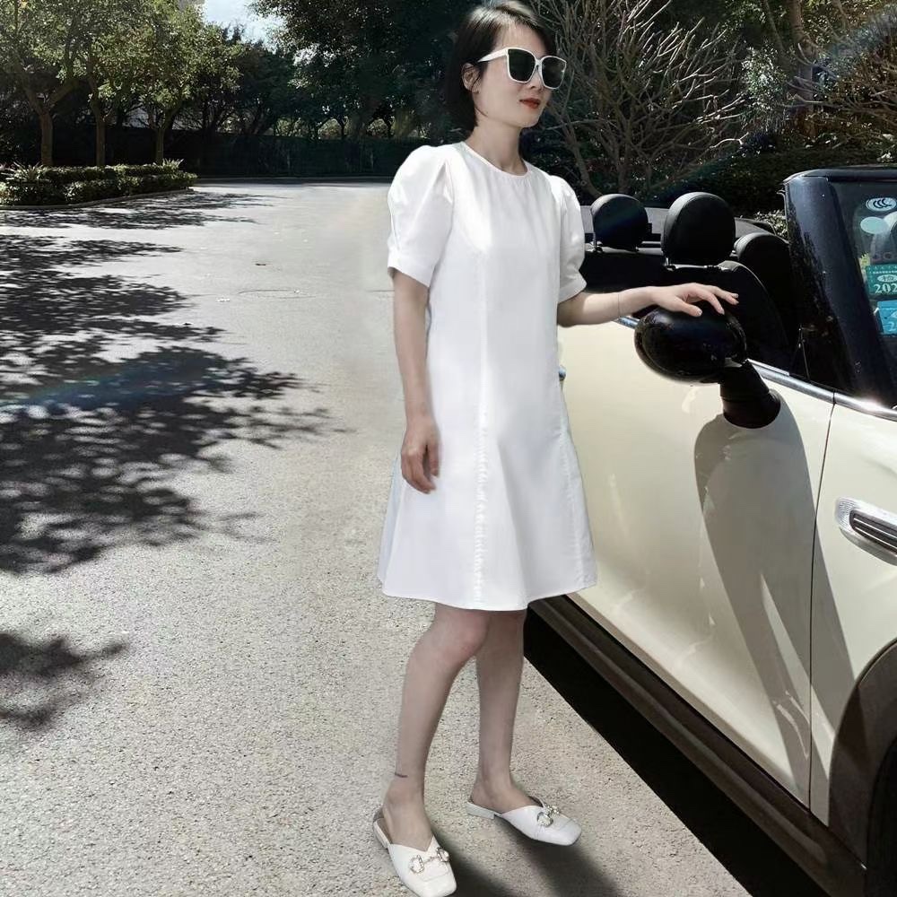 Casual white dress