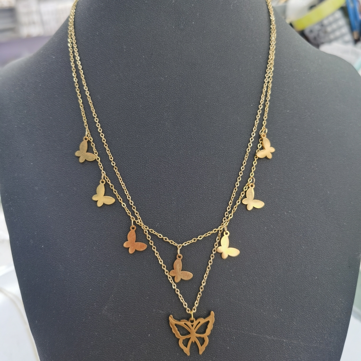 A popular titanium steel necklace