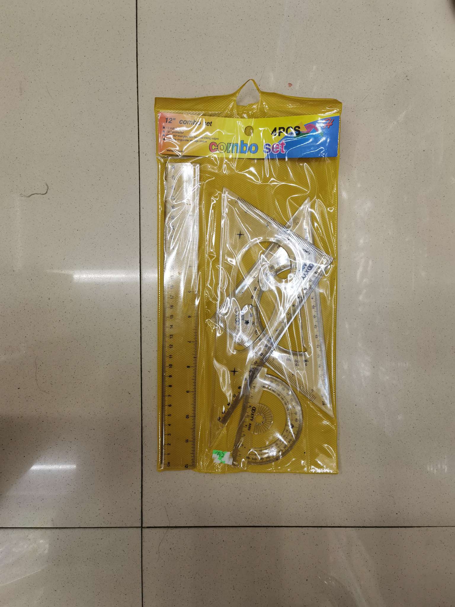 30CM套装  学生用尺量具直尺三角尺量角器详情3