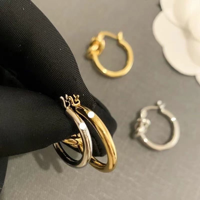 羽蝶新款简约大气耳环 两个颜色可以选细节图