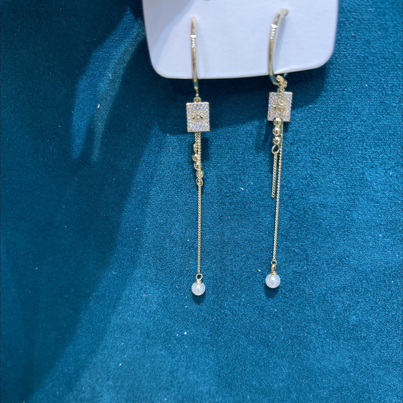 Long tassel earrings