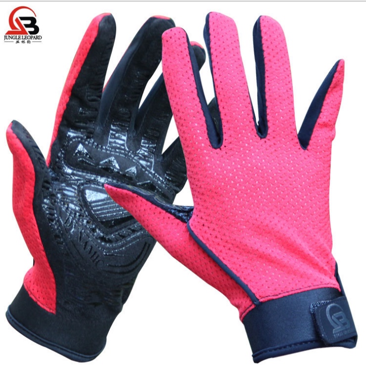 专业户外运动登山手套 网眼全指手套 春夏秋季手心加厚防滑男女款