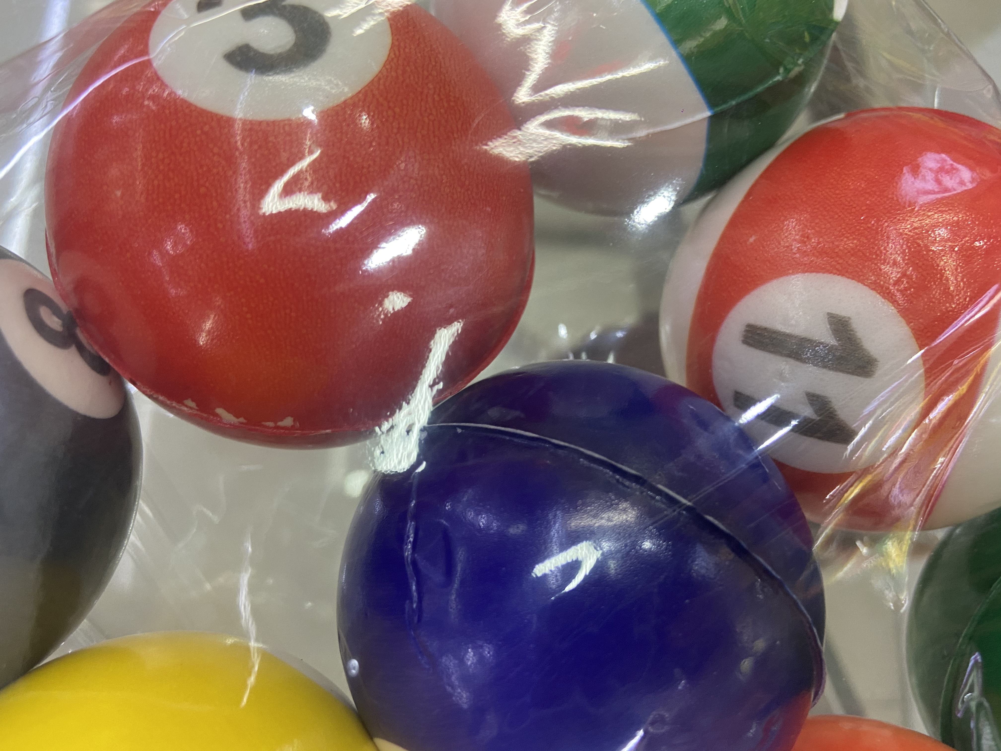 Factory direct sales 6.3 cm color digital board games, boys' toys, sponge balls, foam balls, children's toys. 12/opp detail image 2