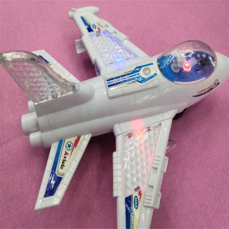 旭林玩具飞机带灯光电动音乐其他模型玩具厂家批发01详情2