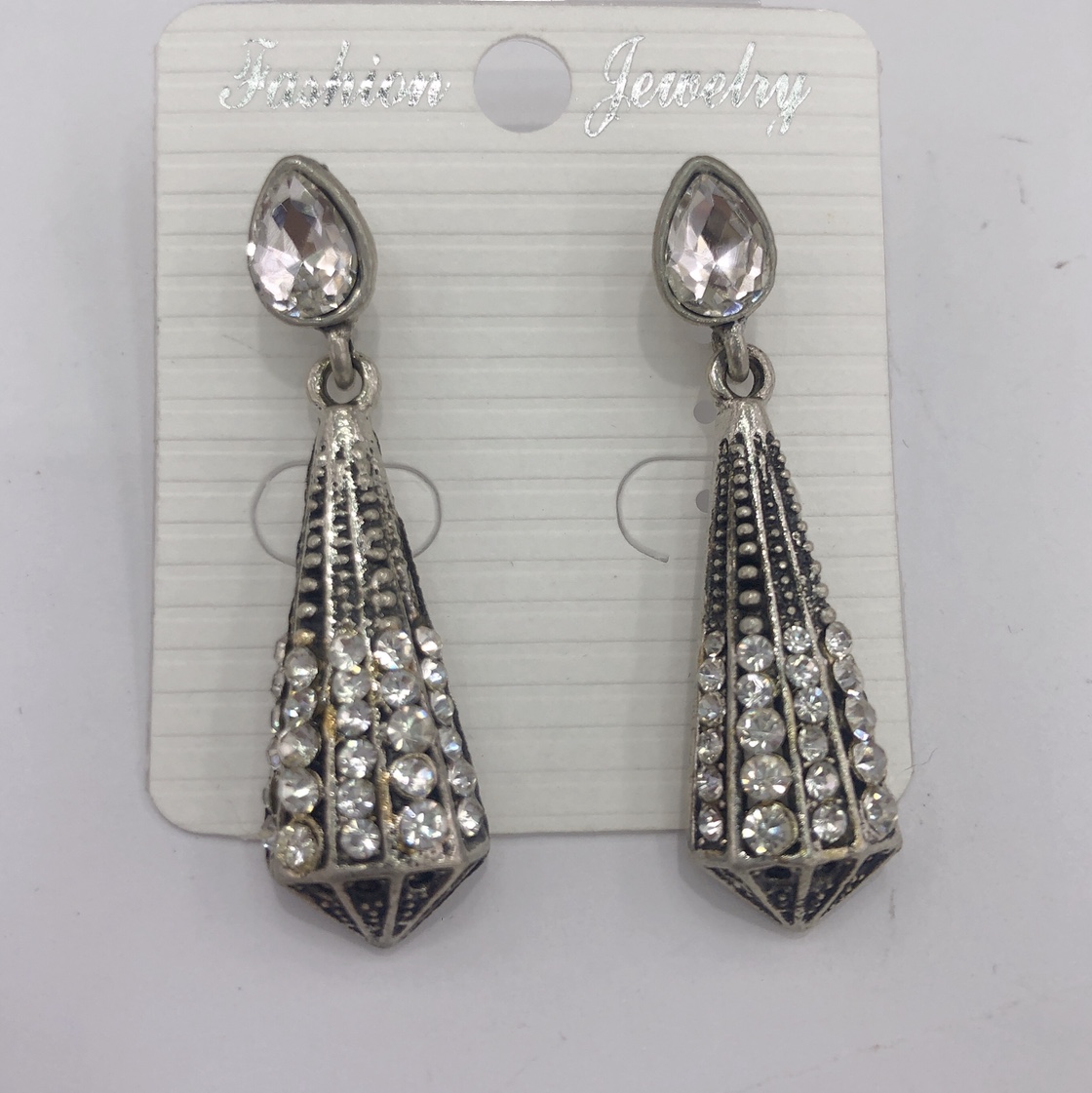 Retro green niche fashion luxury design sense French court exquisite earrings thumbnail