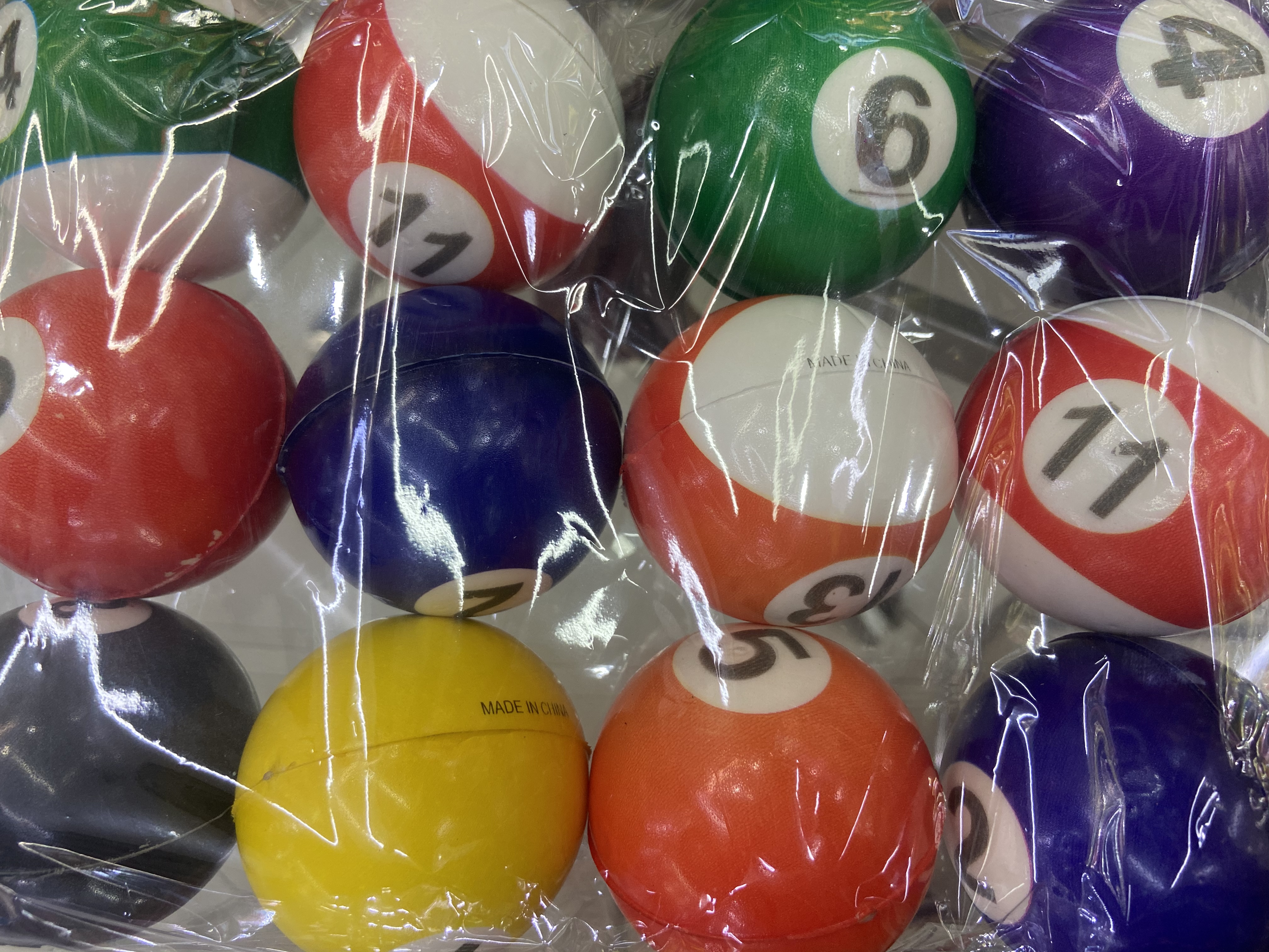 Factory direct sales 6.3 cm color digital board games, boys' toys, sponge balls, foam balls, children's toys. 12/opp detail image 4