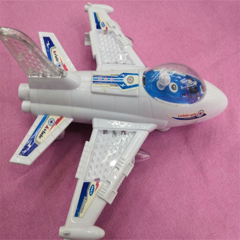 旭林玩具飞机带灯光电动音乐其他模型玩具厂家批发01详情1
