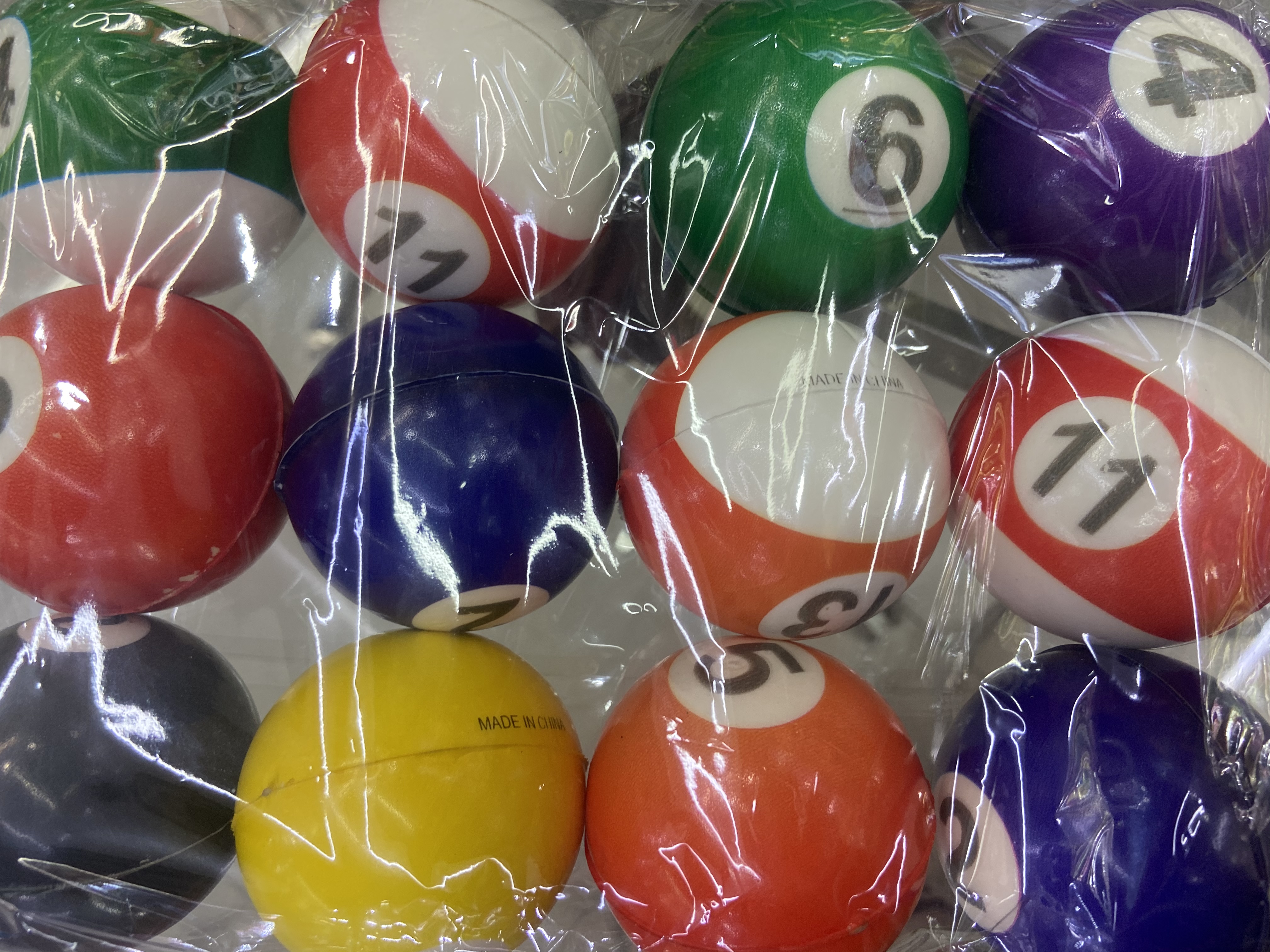 Factory direct sales 6.3 cm color digital board games, boys' toys, sponge balls, foam balls, children's toys. 12/opp detail image 7