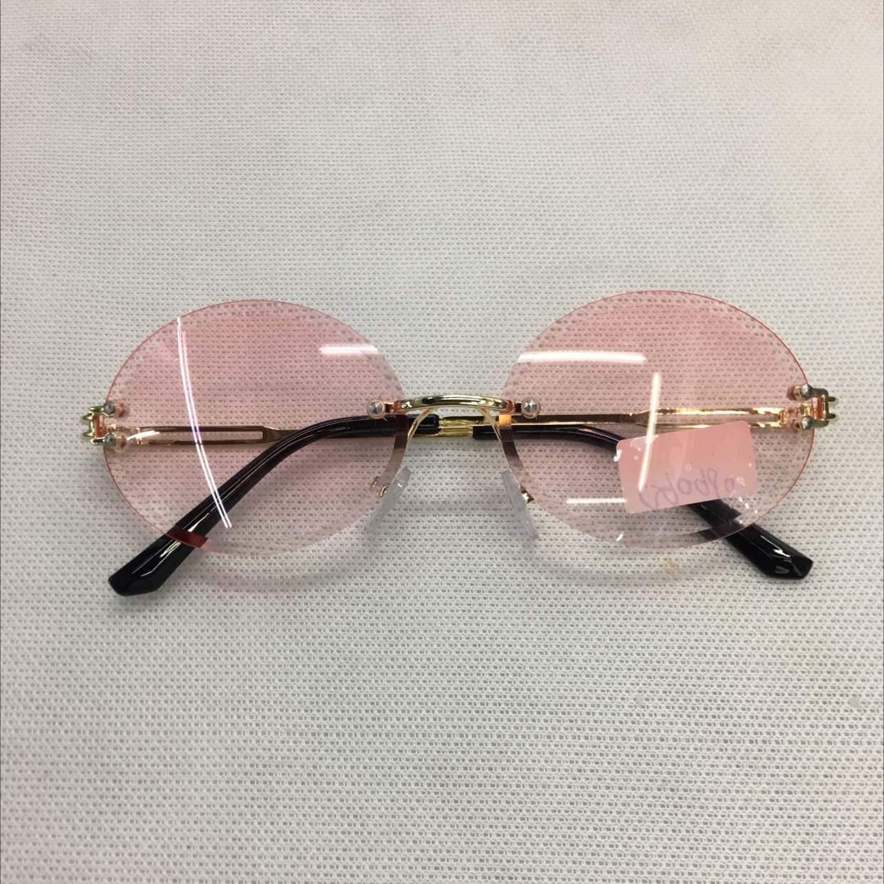 无框椭圆时尚眼镜潮流百搭女士太阳眼镜详情2