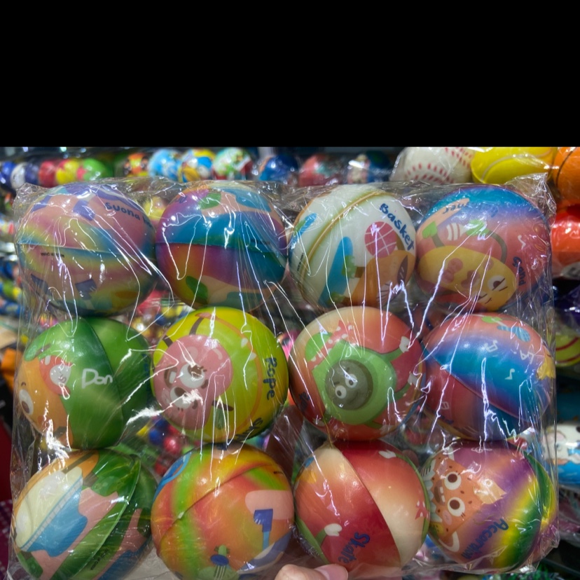 Factory direct sales: 6.3 cm fruit park sponge balls, fruit concert avocado pu balls