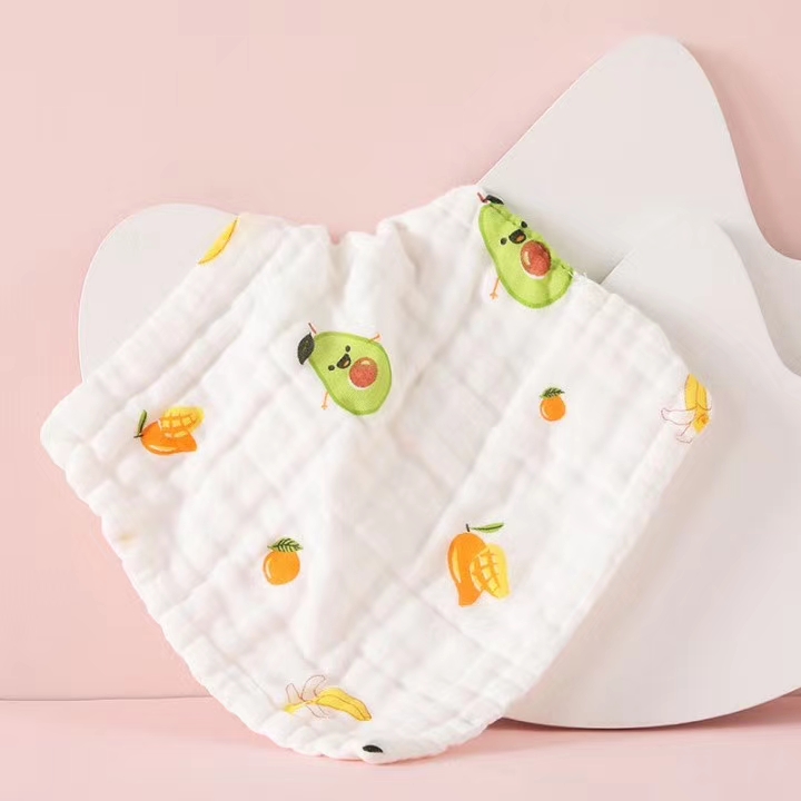 Colorful Star 2021 Six-layer Gauze High-density Square Towel detail image 6