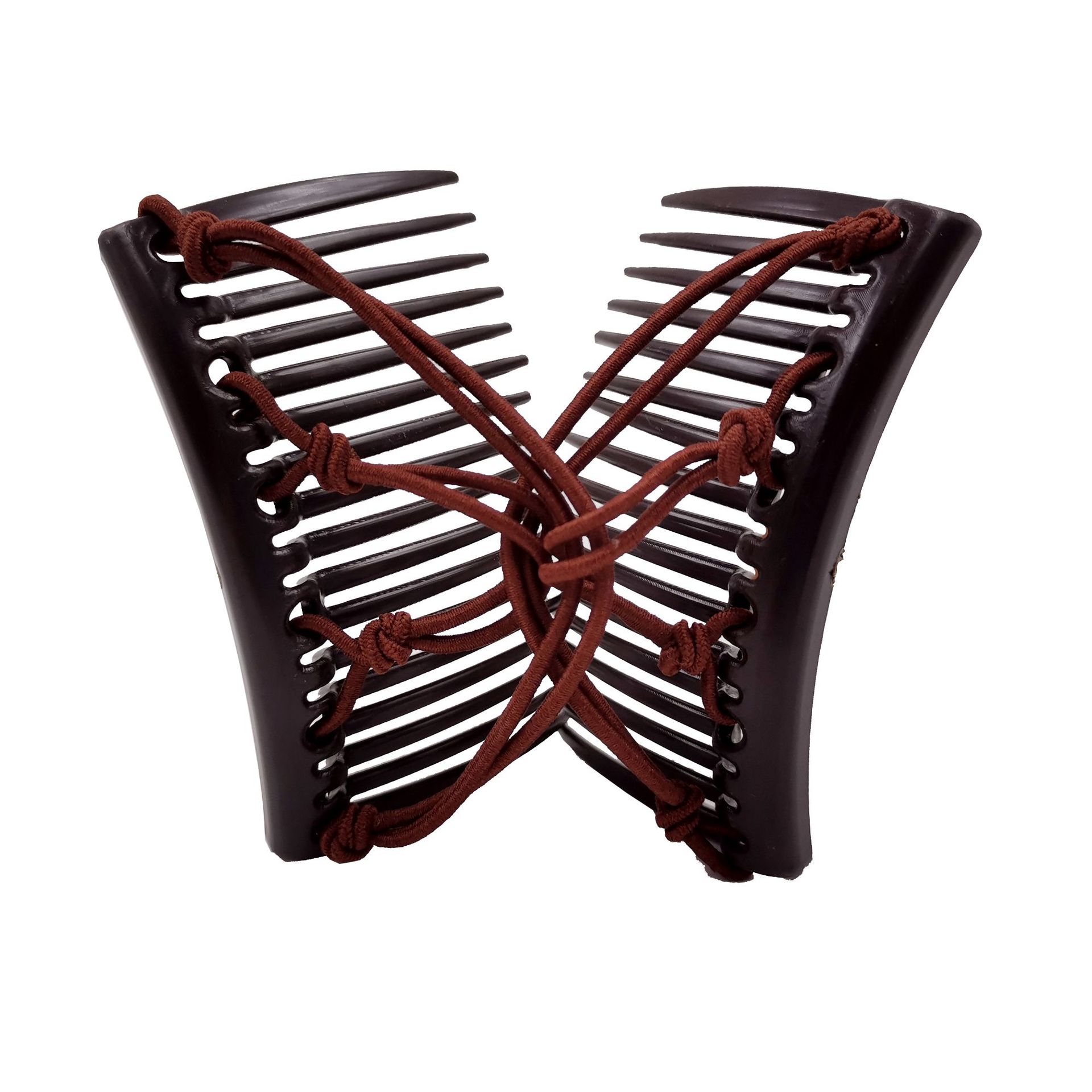 FLY62 Cross-border New fashionable and exquisite magic versatile hair comb, elastic rope hair bun, hair clip, roaming hair clip wholesale details Picture