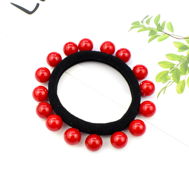 Trendy brand accessories: towel rings, nails, pearl hair bands, hair accessories, hair ties, bun heads, seamless and non-damaging hair, leather bands, and small accessories detail image 8