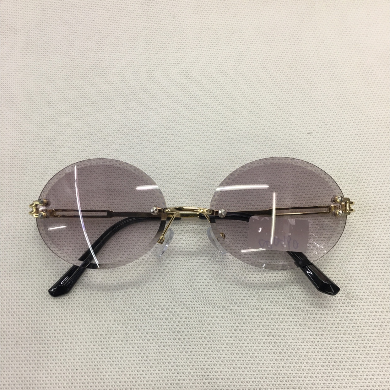 无框椭圆时尚眼镜潮流百搭女士太阳眼镜详情4