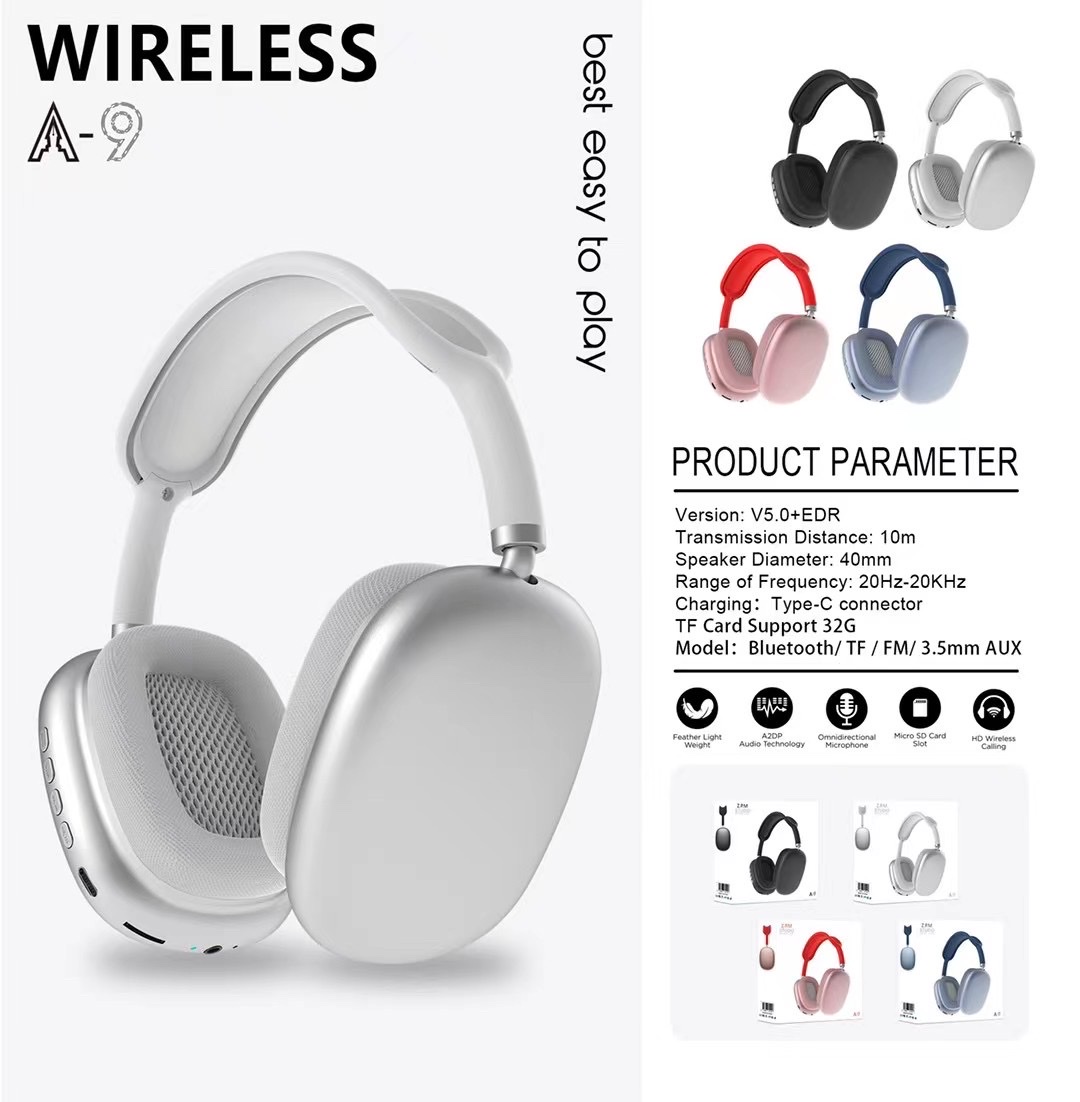 A9 auriculares bluetooth detail image 5