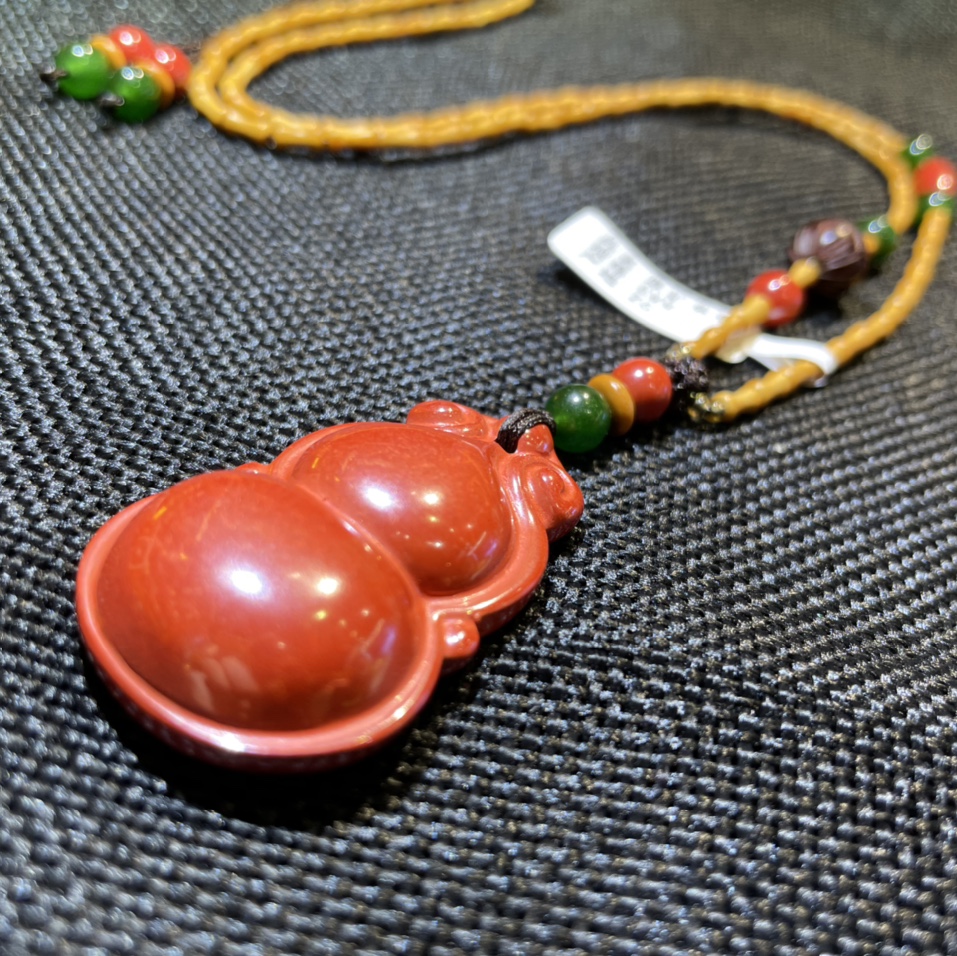 天然原矿帝王砂「葫芦」吊坠  天然原矿帝王砂「葫芦」吊坠  