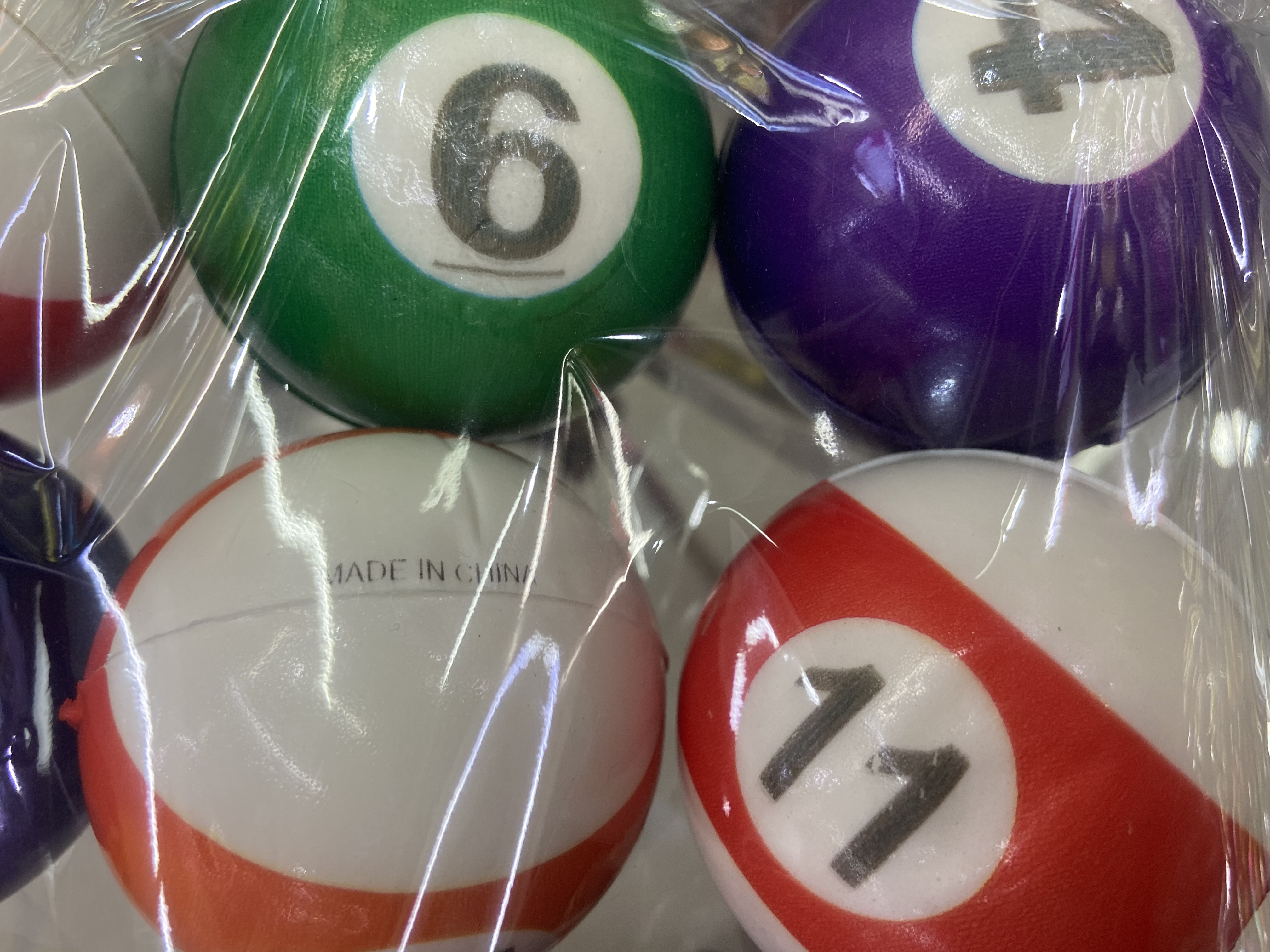 Factory direct sales 6.3 cm color digital board games, boys' toys, sponge balls, foam balls, children's toys. 12/opp detail image 6