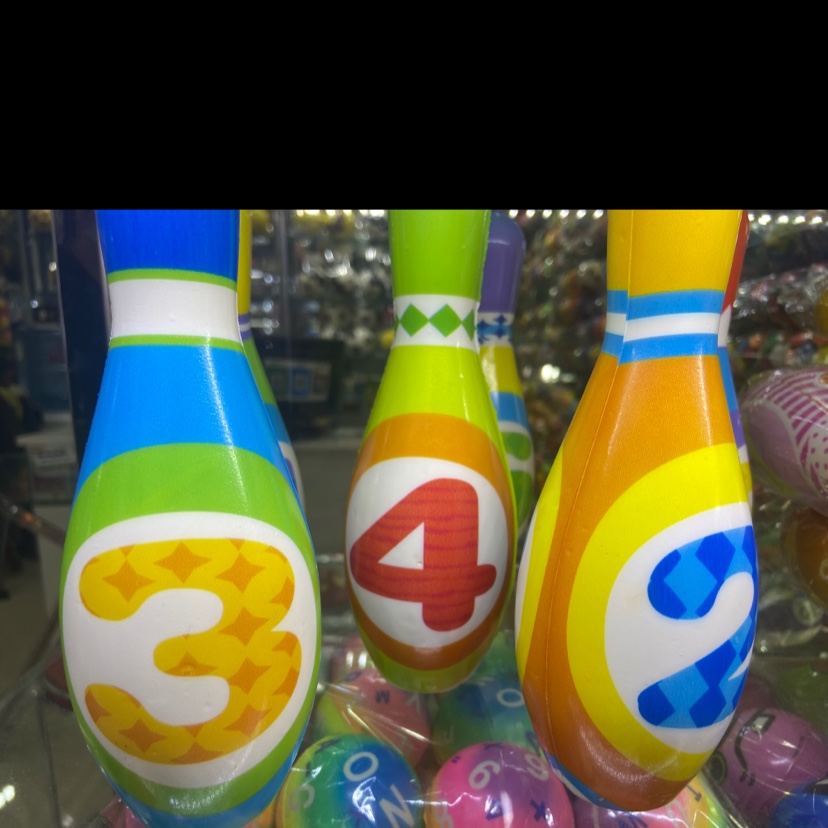 Children's bowling toy sponge balls