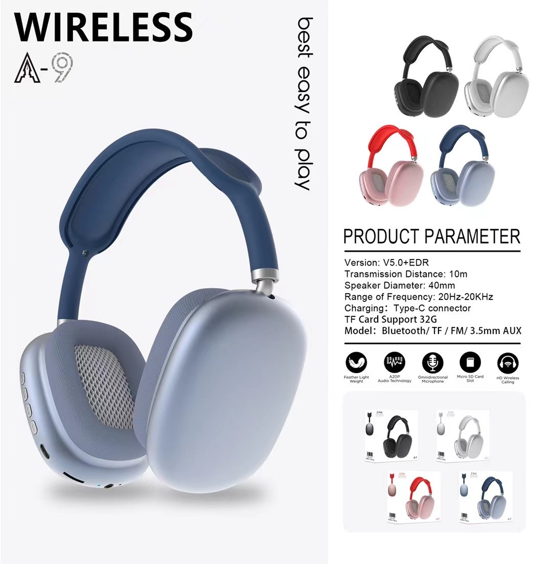 A9 auriculares bluetooth detail image 6