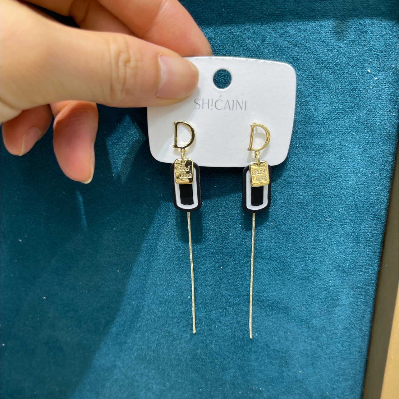 Temperament geometric earrings