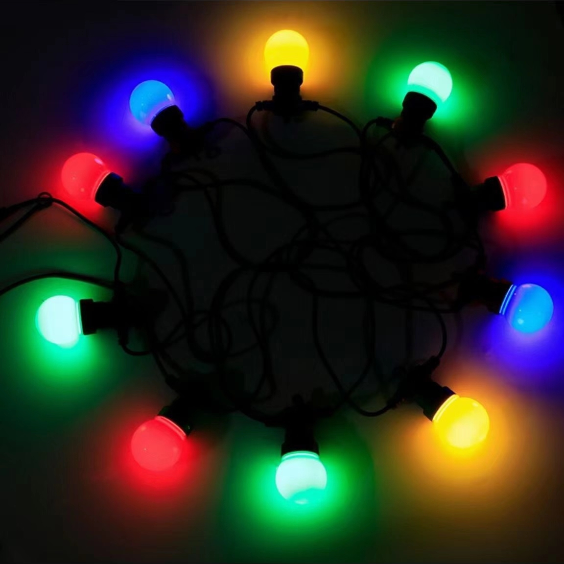 10Led Outdoor Light With Waterproof Light String Bulb