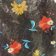 花朵亮片绣花 embroidery mesh