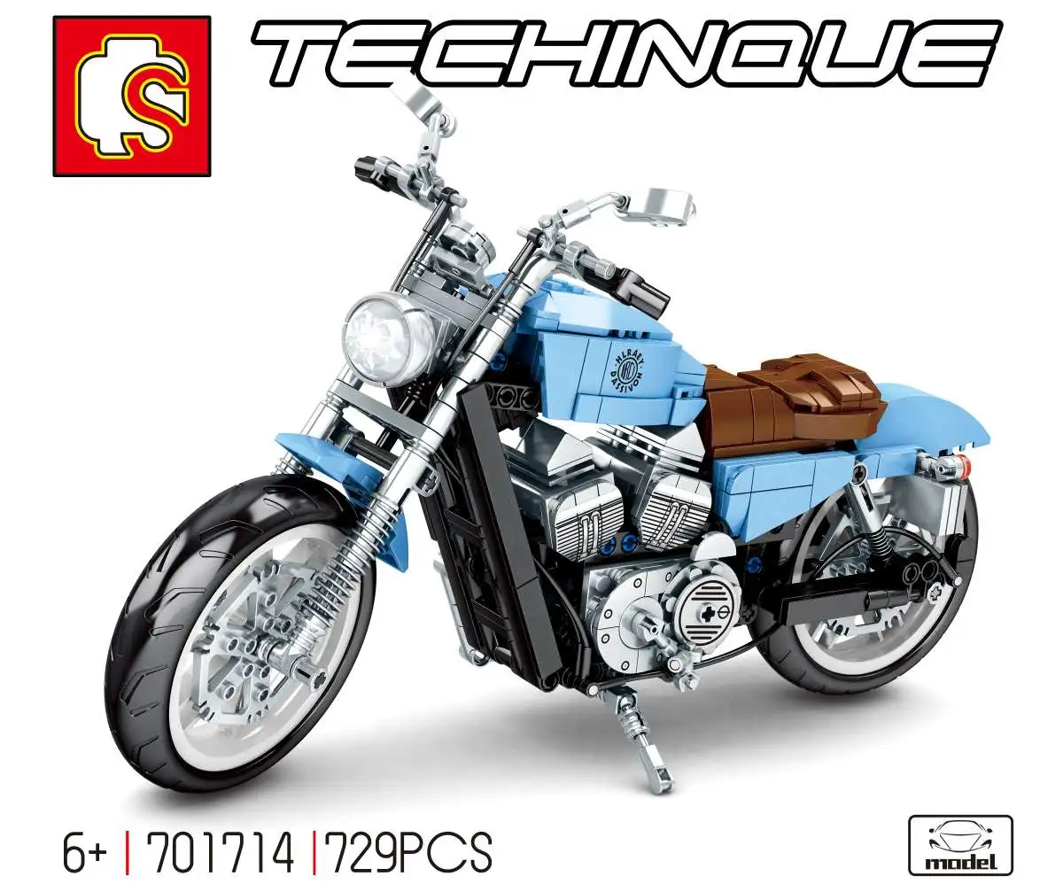Senbao building block motorcycle detail image 1