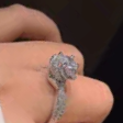 Zircon ring socialite ring everything with index finger ring
