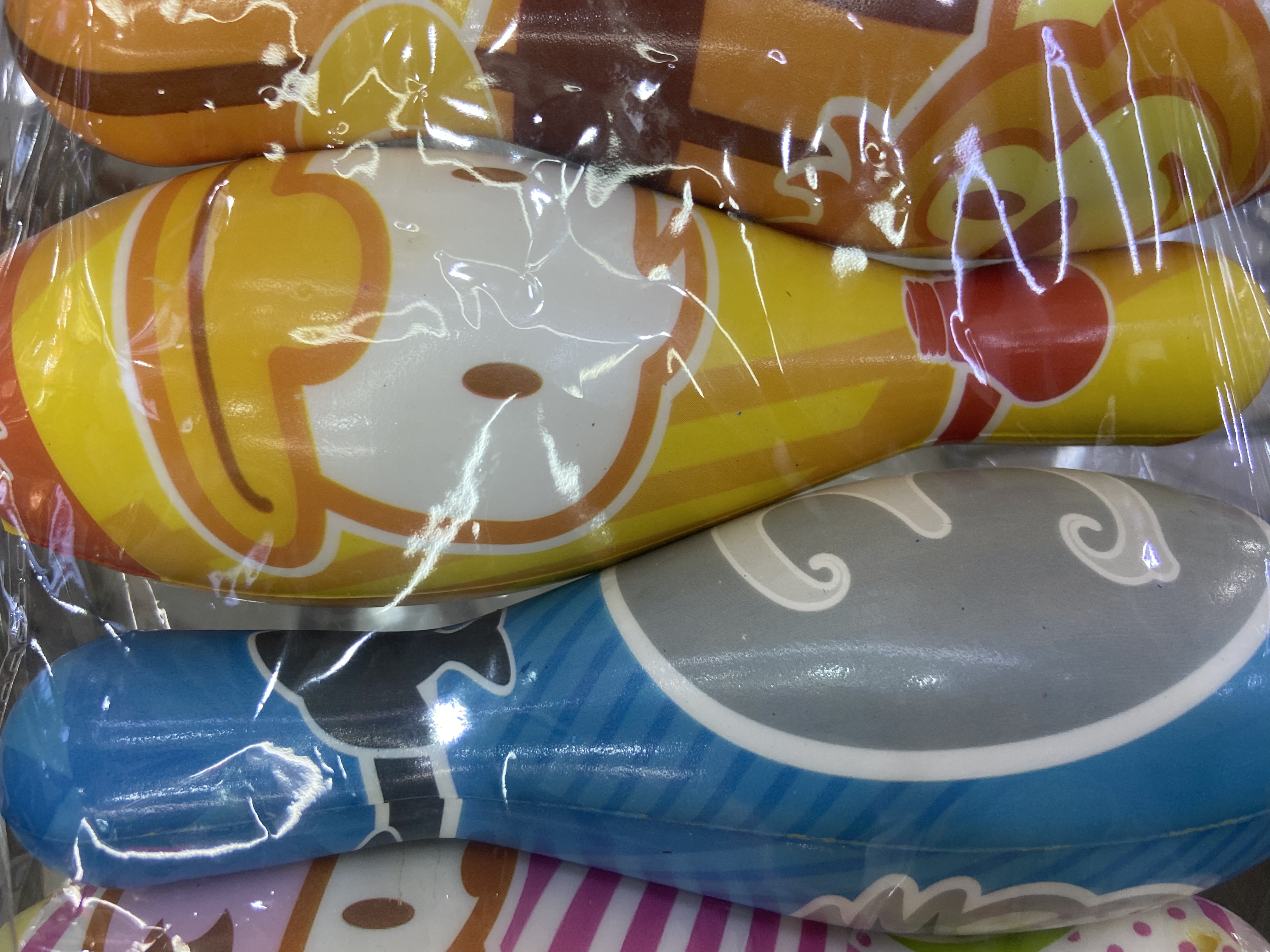 Fábrica directa dibujos animados animales bolos esponja bola de espuma juguetes para niños detail image 3