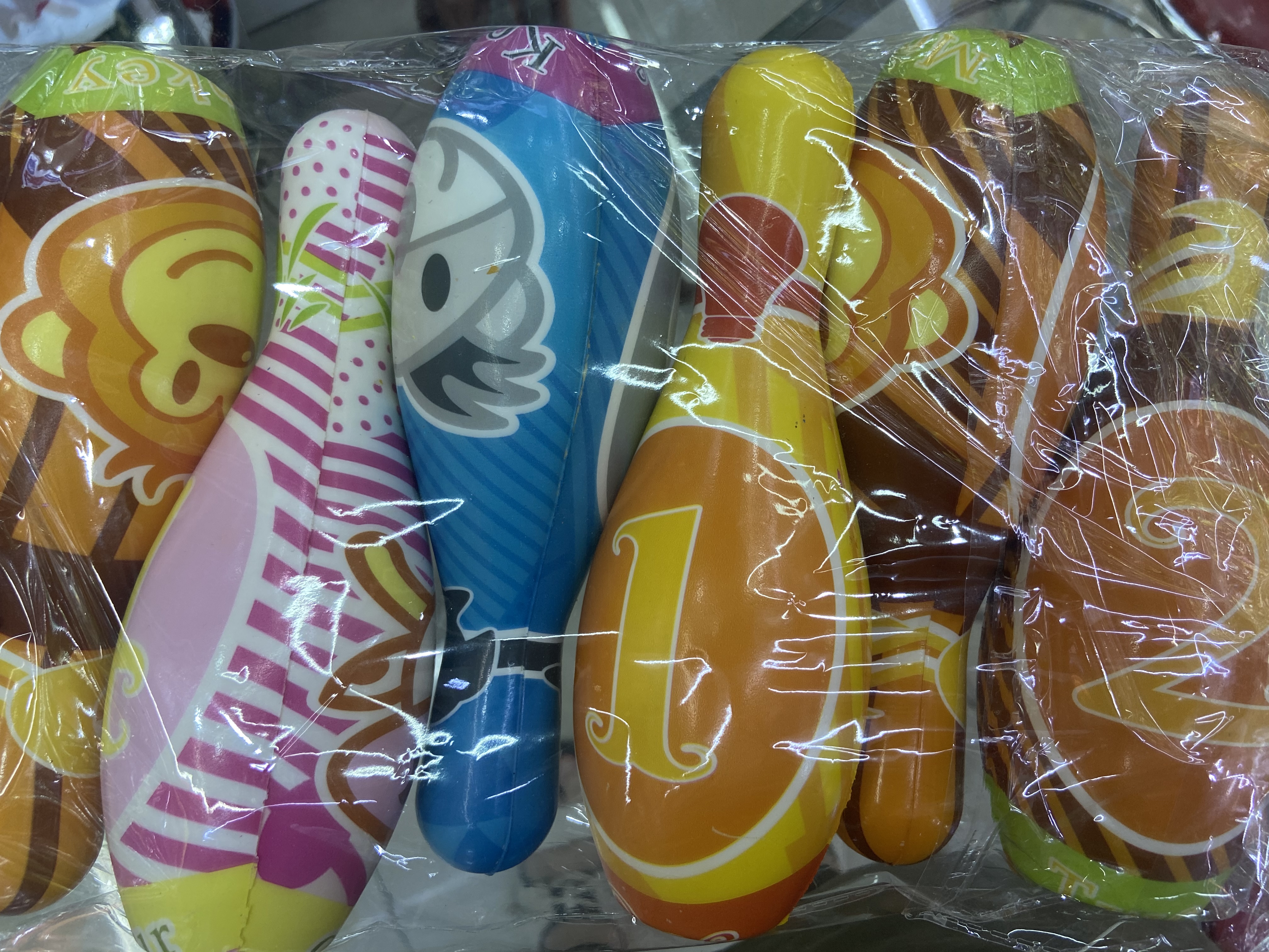 Fábrica directa dibujos animados animales bolos esponja bola de espuma juguetes para niños detail image 5