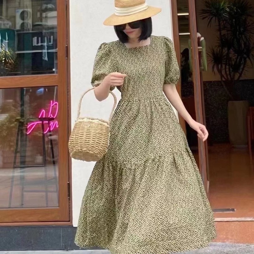 Yellow dots dress