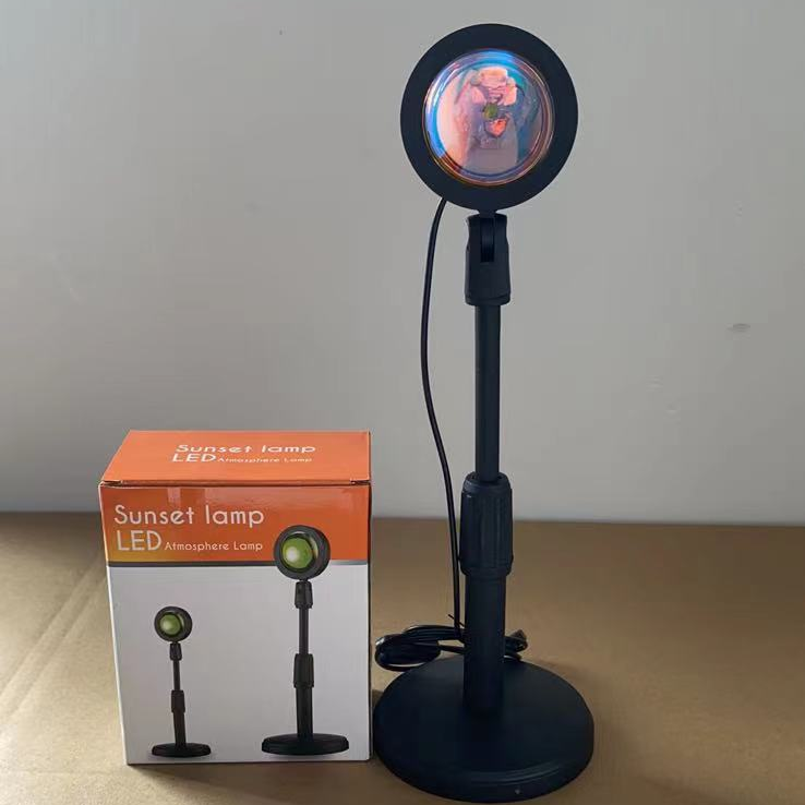 直播灯 补光灯 夕阳灯 落日灯 晚霞灯 手机直播氛围灯 直播投影背景灯  摄影灯 主播灯 USB 线控灯